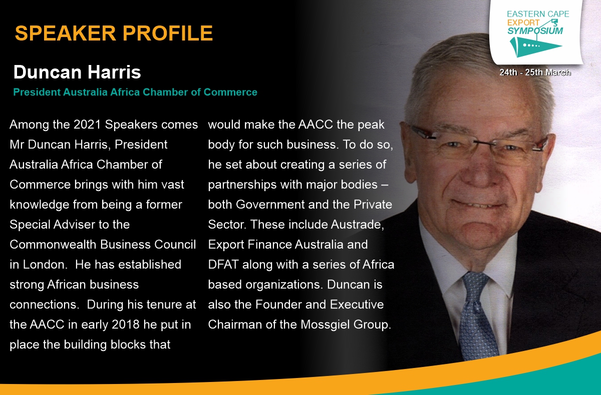 Read more about the article Duncan Harris – AACC Presentation